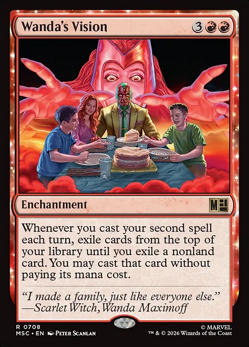 Wanda's Vision XMSC-708 Rare Near Mint Englisch Foil