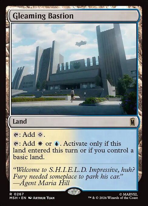 Gleaming Bastion MSH-267 Rare Near Mint Englisch Foil