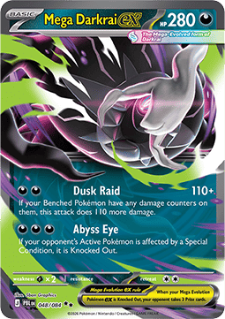 Mega Darkrai ex PBL-048 Double Rare Excellent Englisch