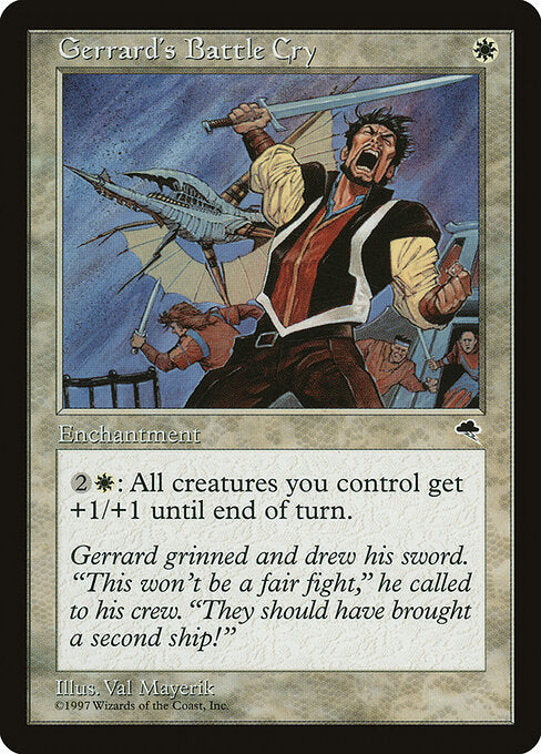 Gerrard's Battle Cry TP- Rare Light Played Englisch