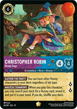 Christopher Robin - Honig-Weiser 13ATV-61 Legendary Excellent Deutsch Foil