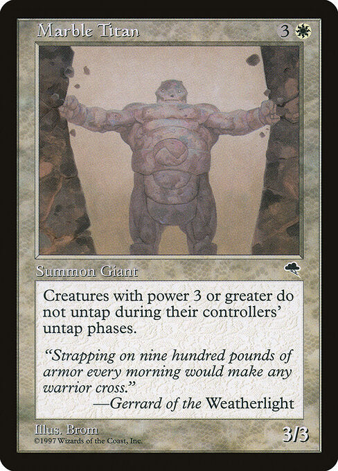 Marble Titan TP- Rare Light Played Englisch