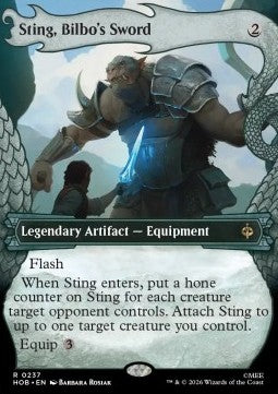 Sting, Bilbo's Sword (V.1) XHOB-237 Rare Near Mint Englisch Foil