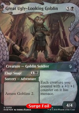 Großer hässlicher Goblin XHOB-259 Uncommon Near Mint Deutsch Foil