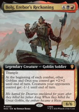Bolg, Erebor's Reckoning HOC-102 Mythic Near Mint Englisch