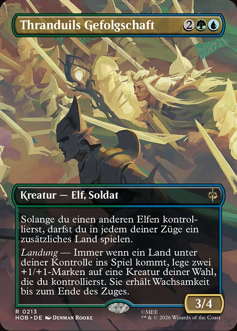 Thranduils Gefolgschaft XHOB-213 Rare Good Deutsch Foil