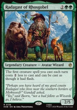 Radagast von Rhosgobel HOB-136 Rare Near Mint Deutsch