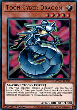 Toon-Cyber Drache MAMO-DE043 Ultra Rare Near Mint Deutsch 1. Auflage