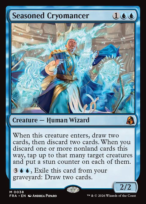 Seasoned Cryomancer FRA-38 Mythic Near Mint Englisch