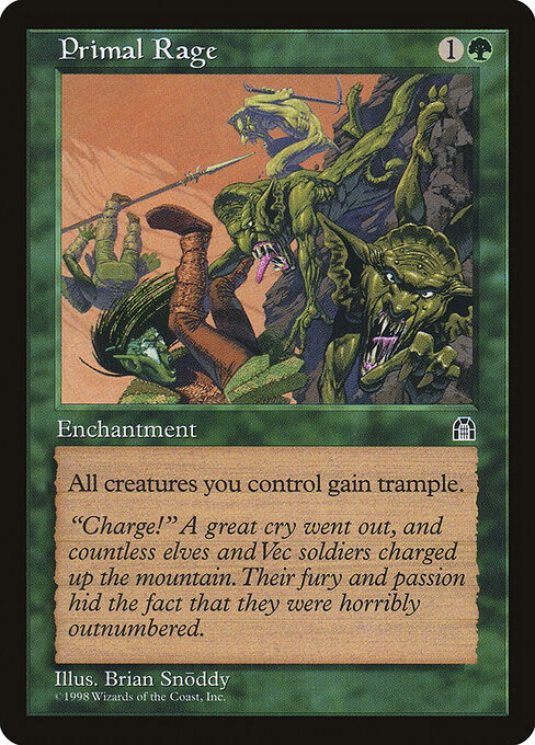 Primal Rage STH- Uncommon Excellent Englisch