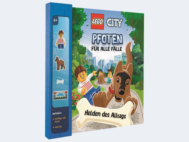 LEGO City Lesebuch+Miniset "Hundetrainer" Pfoten f