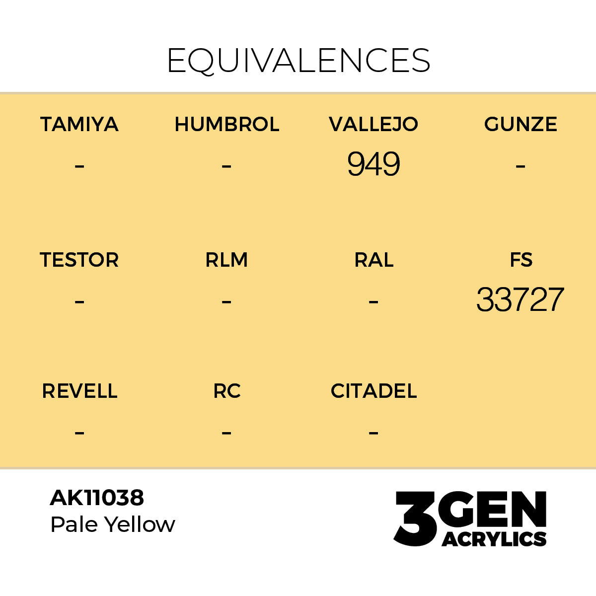 AK Interactive 3GEN Pale Yellow 17ml
