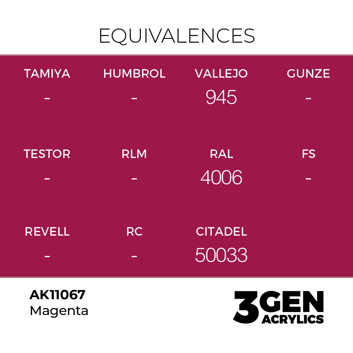 AK Interactive 3GEN Magenta 17ml