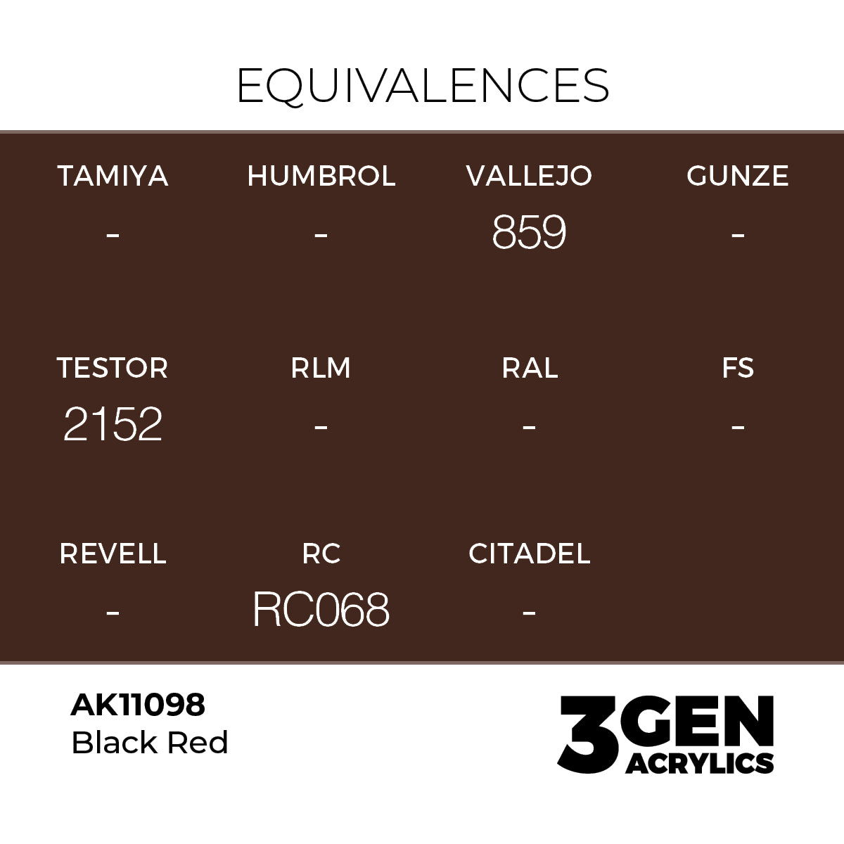 AK Interactive 3GEN Black Red 17ml