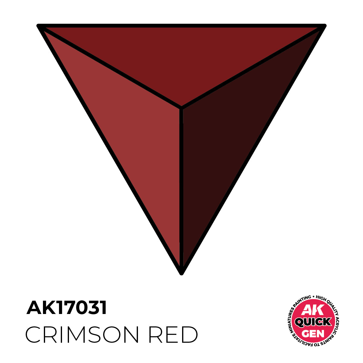 AK Interactive QUICK GEN Crimson Red