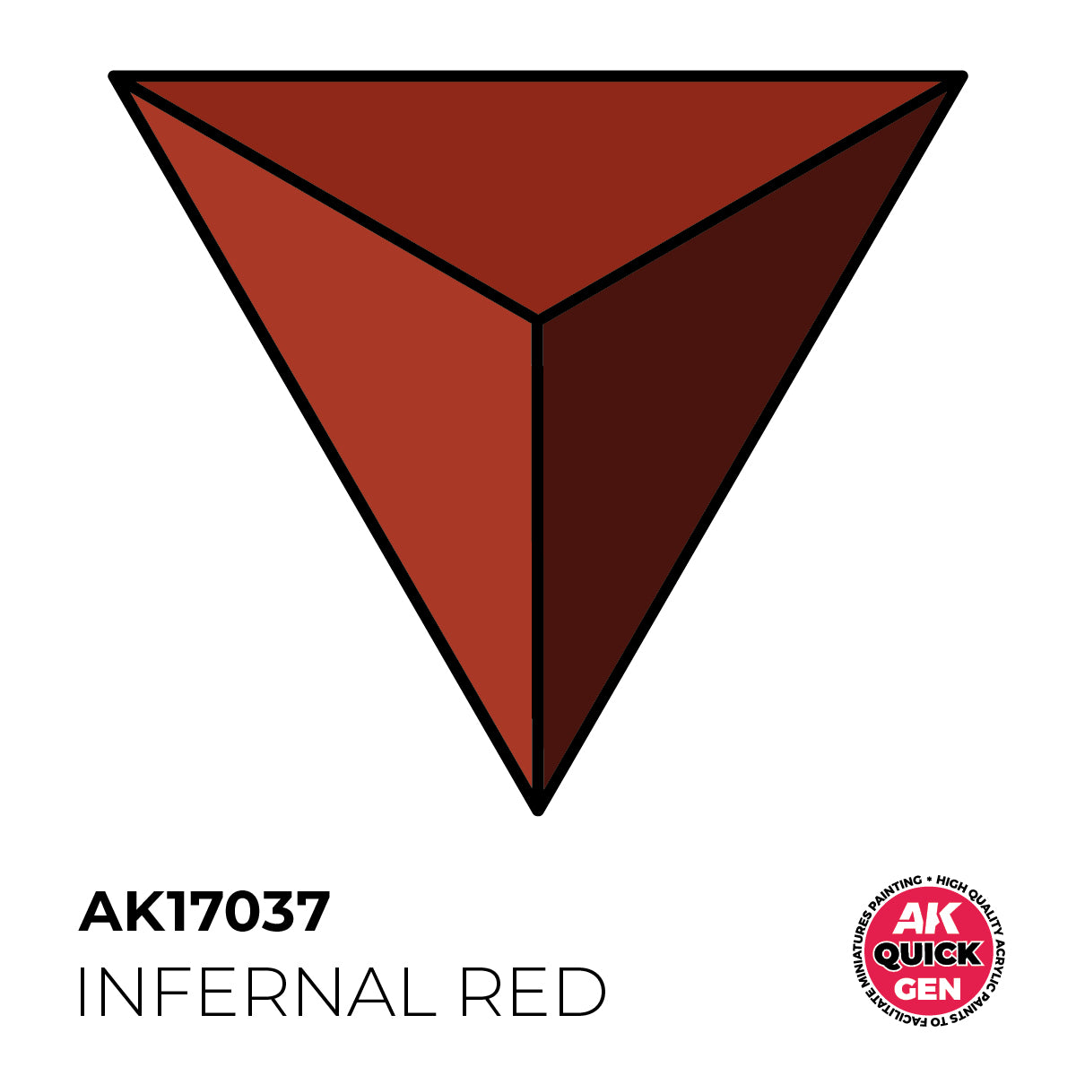 AK Interactive QUICK GEN Infernal Red