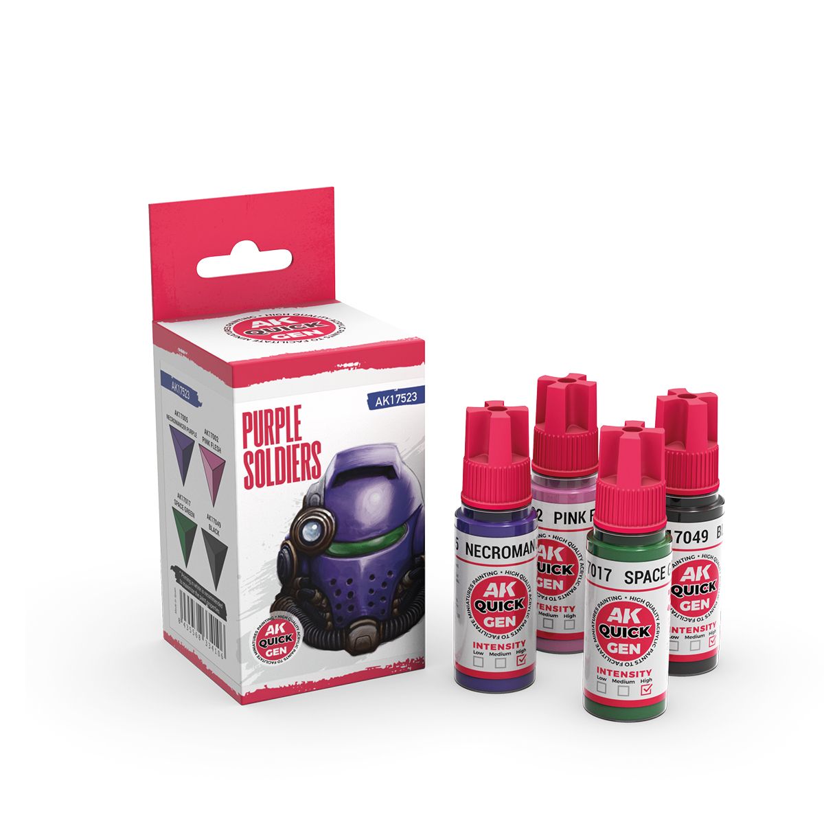 AK Interactive QUICK GEN Purple Soldiers Set