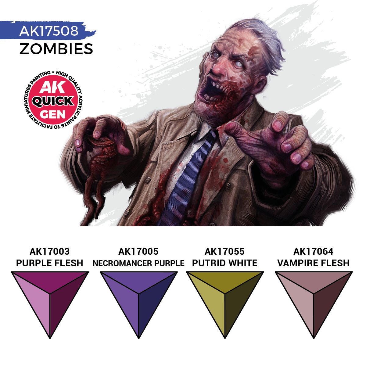 AK Interactive QUICK GEN Zombies Set
