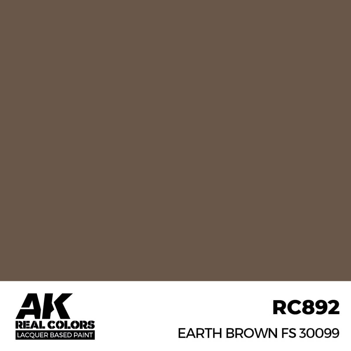 AK Interactive REAL COLORS Earth Brown Fs 30099  17 ml.