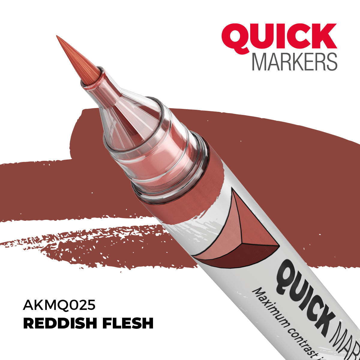 AK Interactive REDDISH FLESH - QUICK MARKER