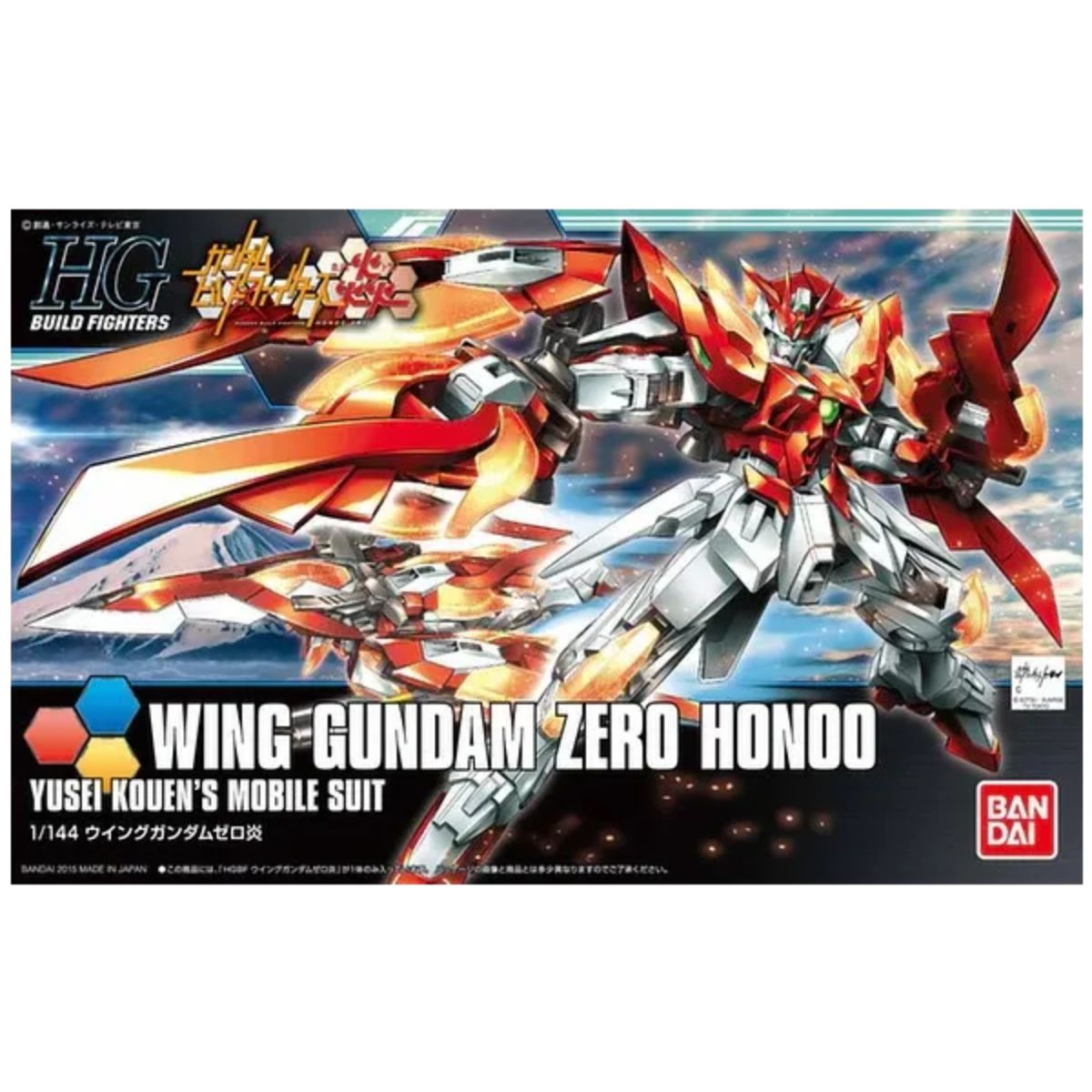 Bandai HGBF Gundam Wing Zero Honoo Gundam Build Fighters (1/144)