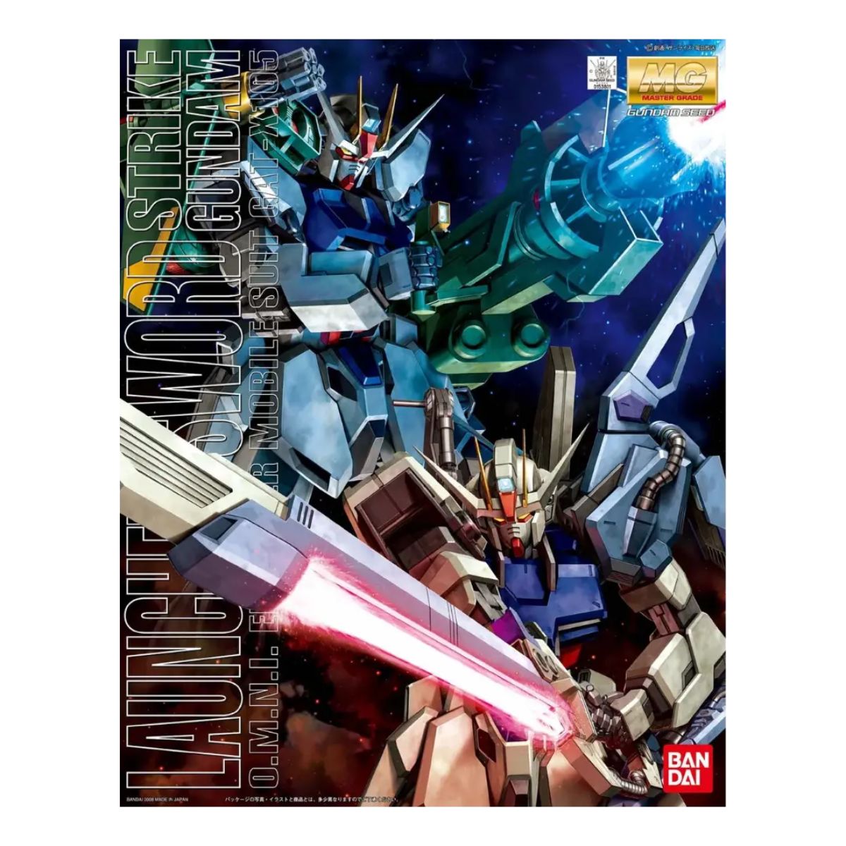 Bandai MG Gundam Launcher/Sword Strike Mobile Suit Gundam SEED (1/100)