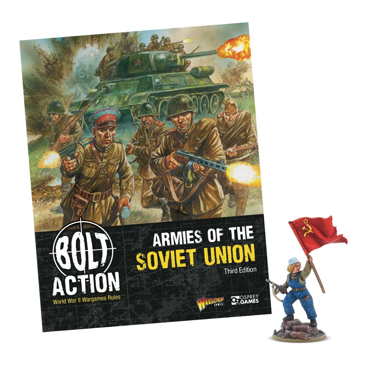 Bolt Action Armies of the Soviet Union Third Edition with Olga Kovalyova Special Miniature