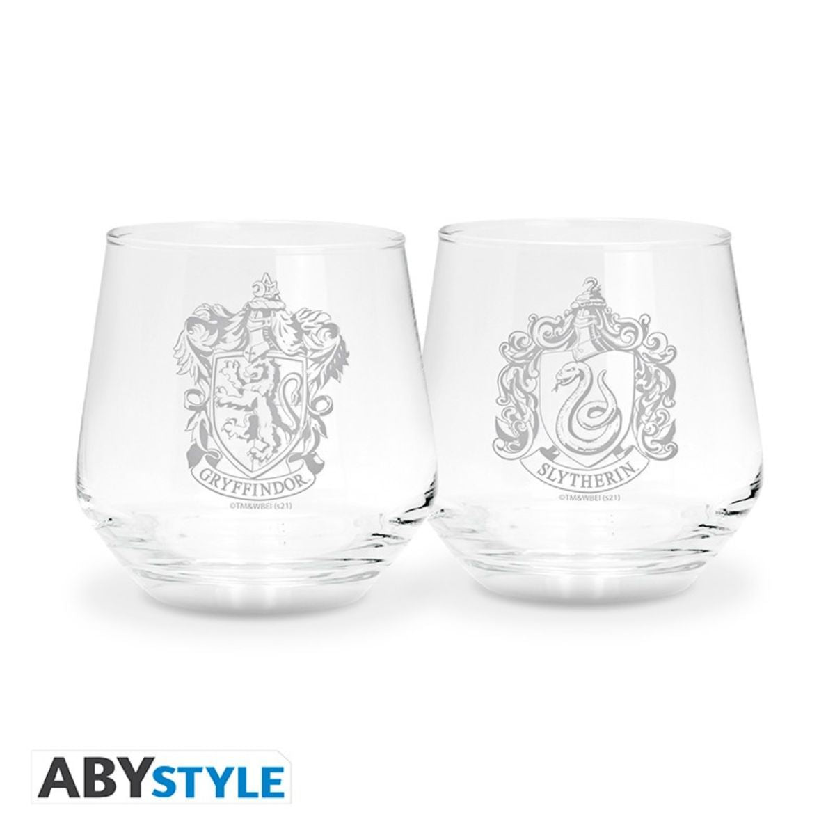 Harry Potter 2 Glass Set Gryffindor & Slytherin Europe