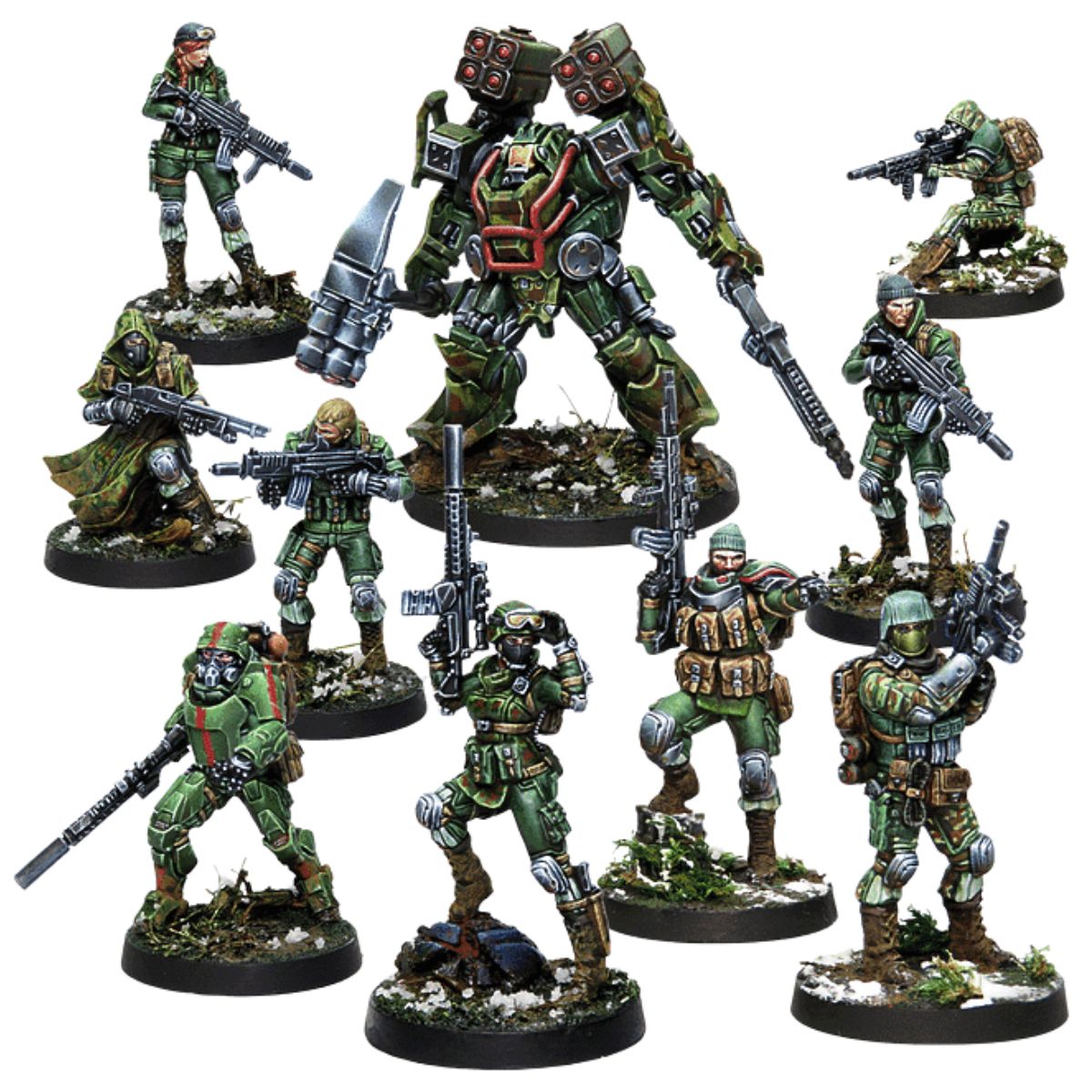 Corvus Belli Infinity Ariadna Tartary Army Corps Action Pack
