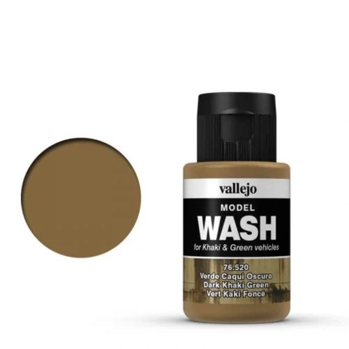Vallejo Dark Khaki Green 35ml Wash FX