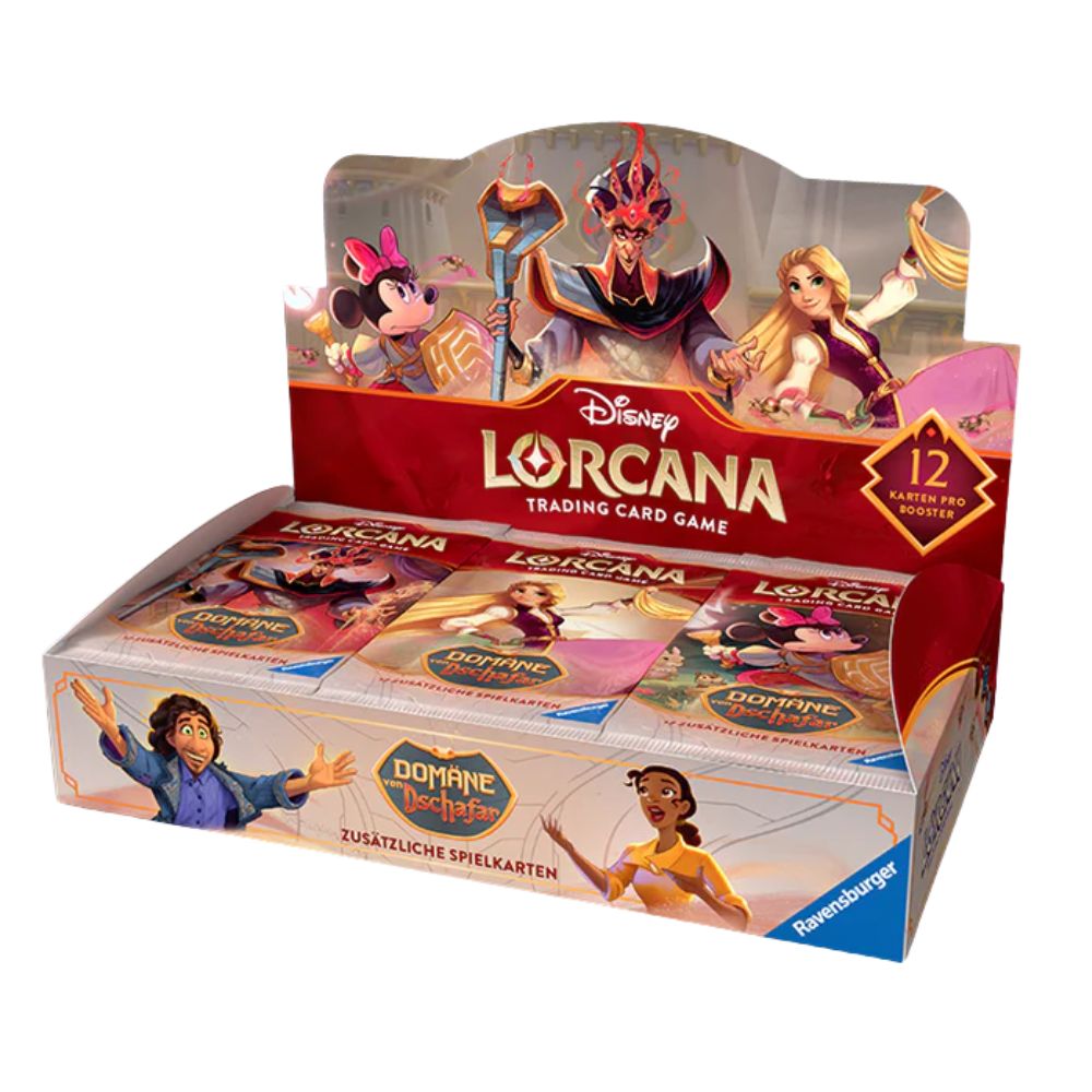 Disney Lorcana Domäne von Dschafar Booster Display (24 Packs) Deutsch