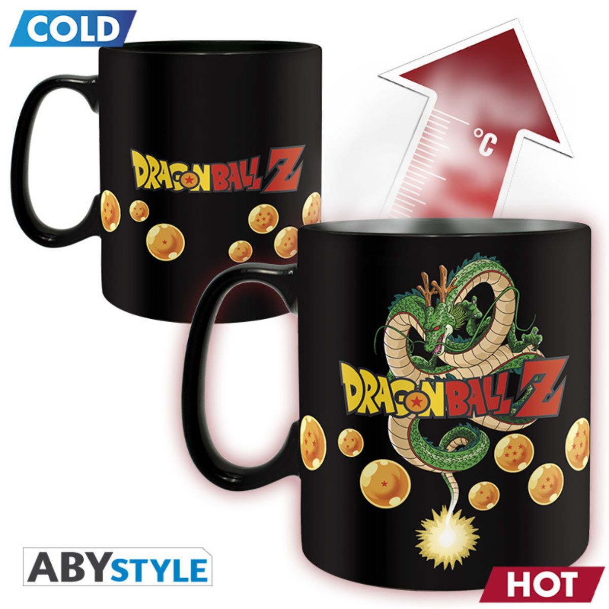Dragon Ball Tasse Heat Change 460 ml Dbz/Shenron Cardboard