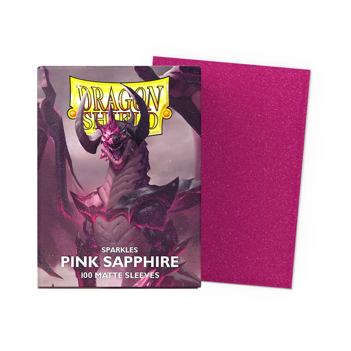 Dragon Shield Standard Size Matte Sleeves - Pink Sapphire (100 Sleeves)