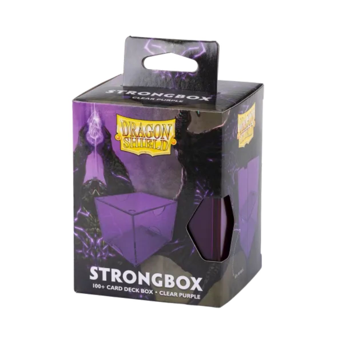 Dragon Shield Strongbox Clear Purple