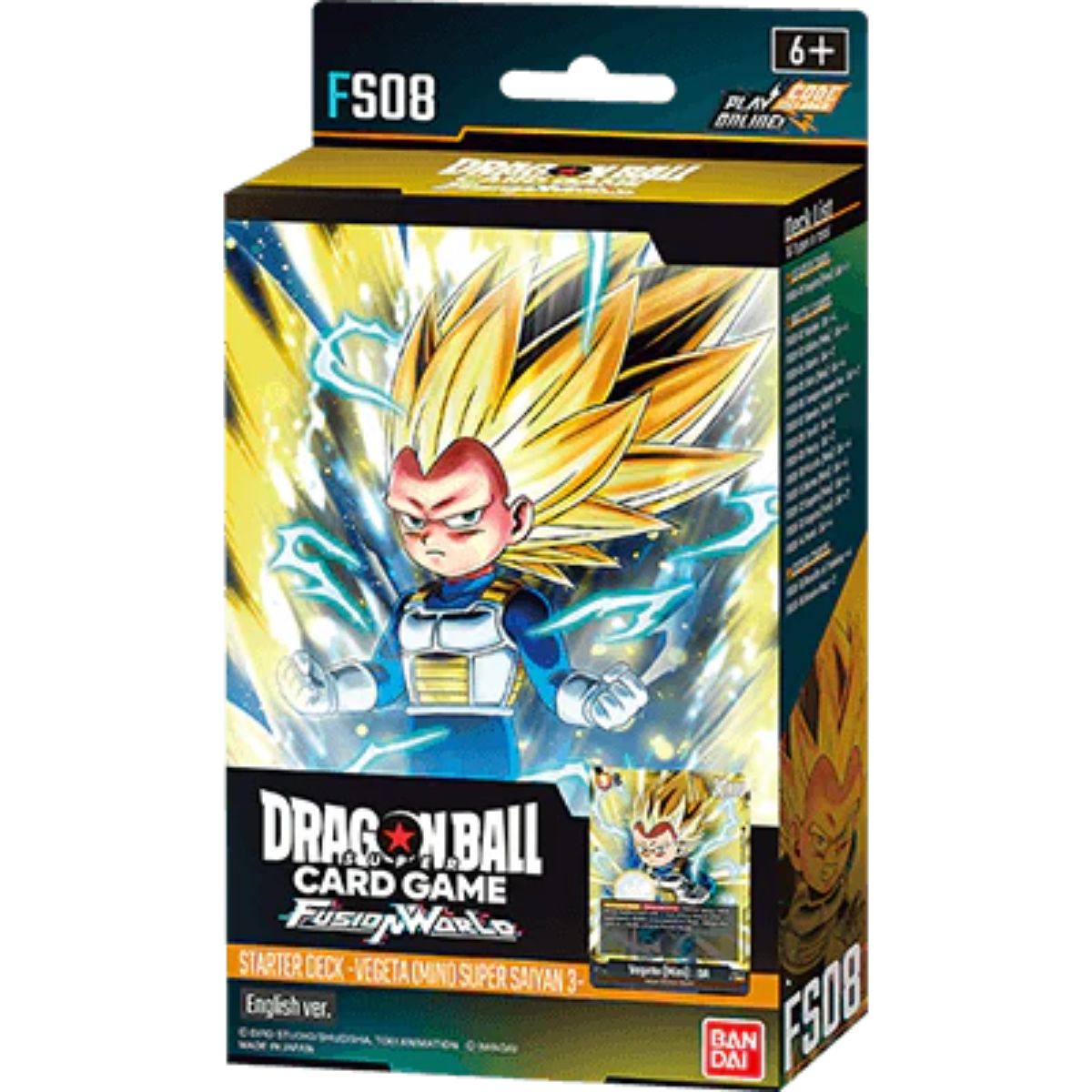 Dragonball Super Fusion World Starter Deck Vegeta (Mini) Super Saiyan 3 Englisch
