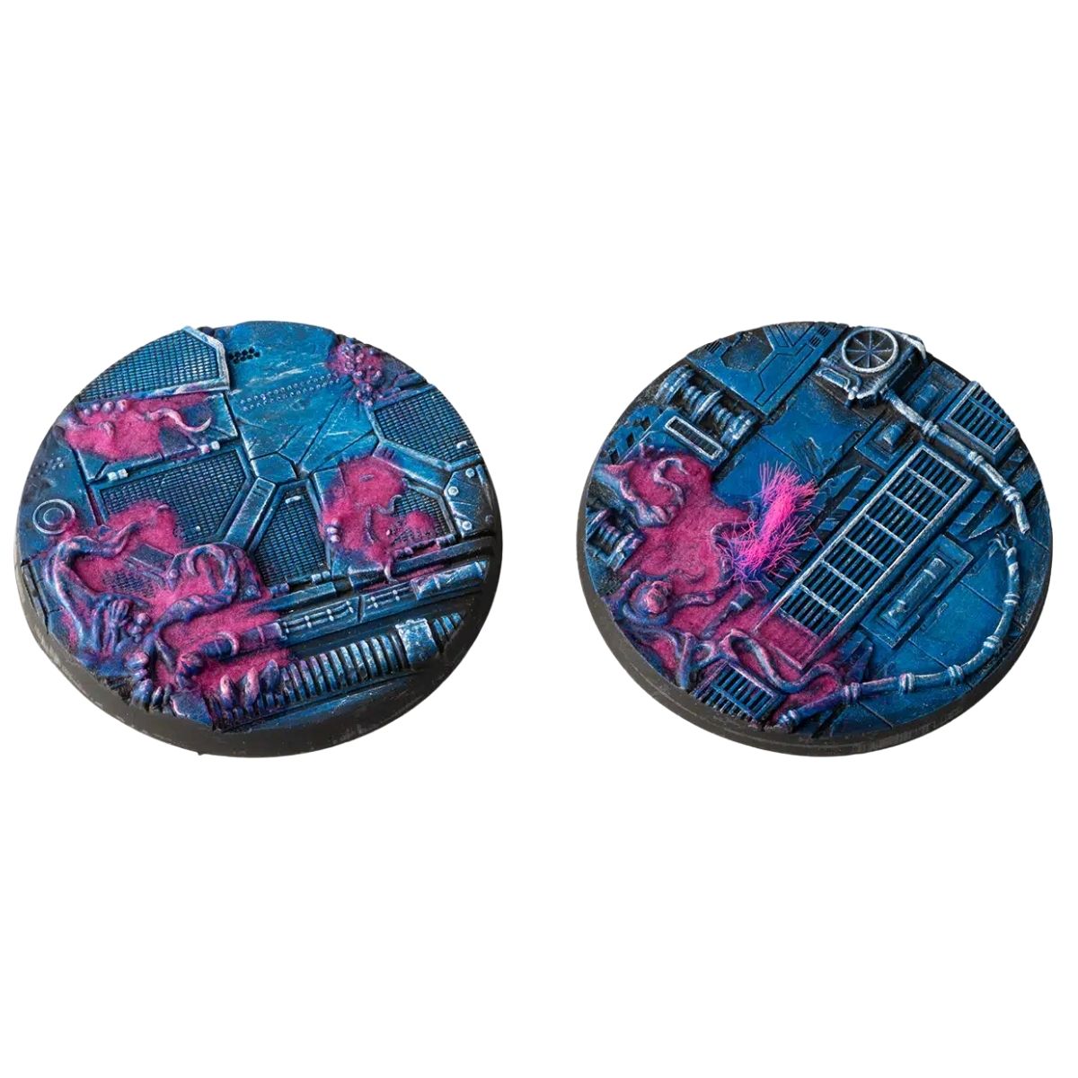 Gamers Grass Alien Infestation Bases, Round 60mm (x2)