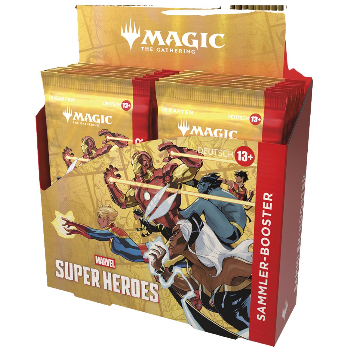 Magic: The Gathering Marvel Super Heroes Collector Booster Display Deutsch