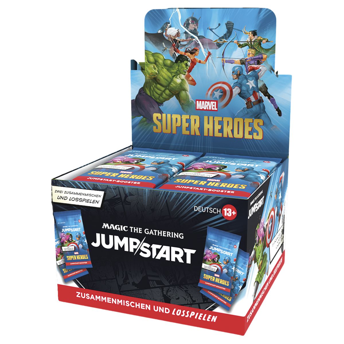 Magic: The Gathering Marvel Super Heroes Jumpstart Booster Display Englisch