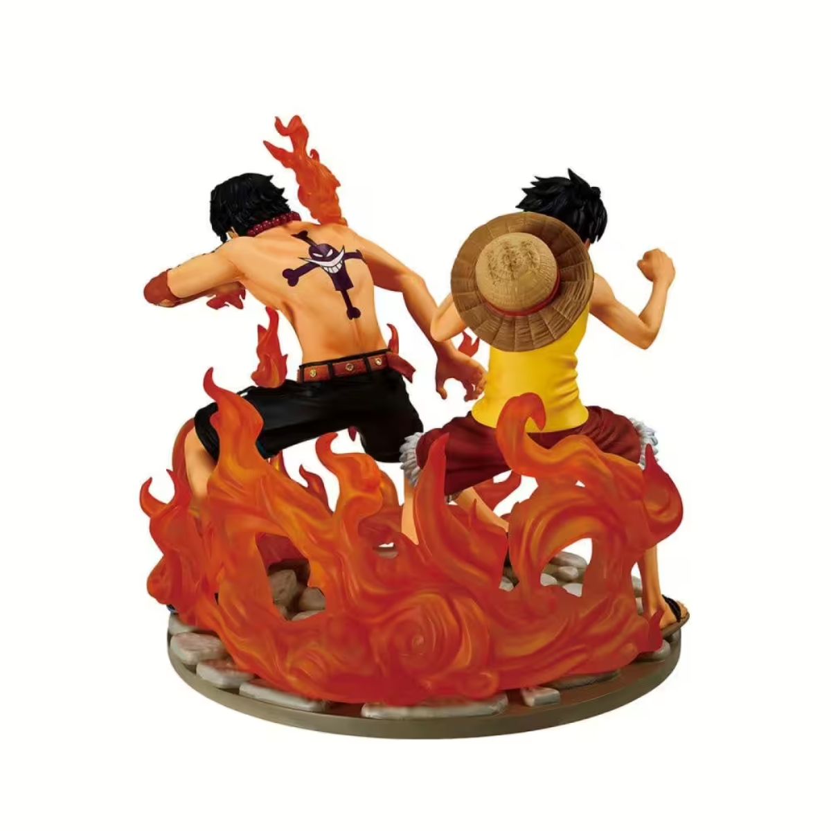 One Piece Ace & Luffy Dramatic Memories Ichibansho 15cm