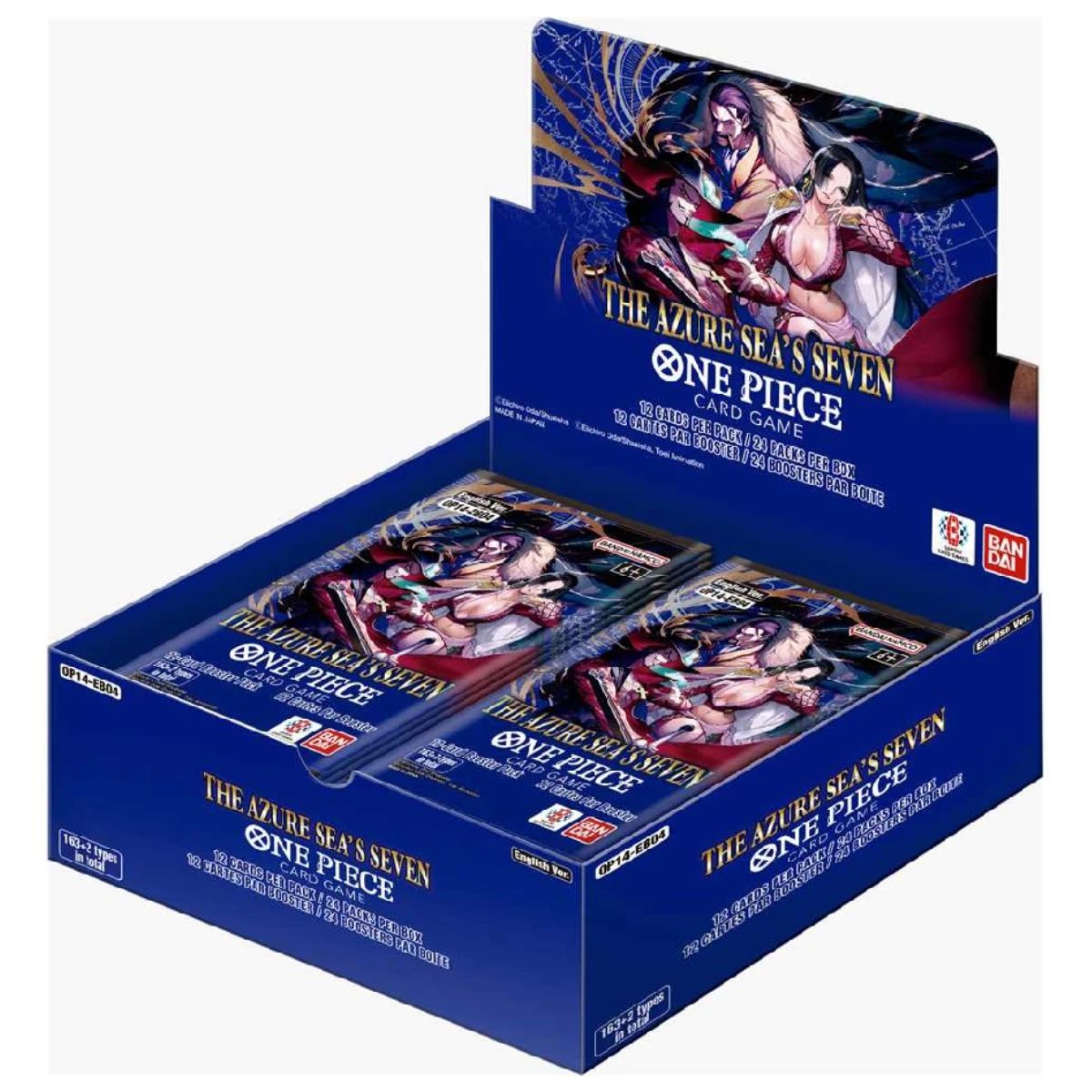 One Piece Card Game The Azure Sea's Seven OP14 Display (24 Booster) Englisch