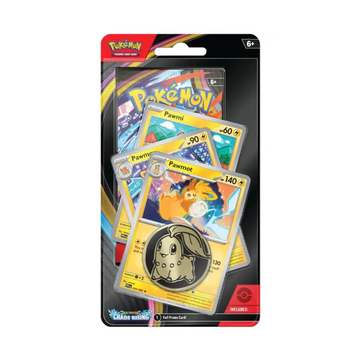 Pokémon Chaos Rising Premium-Blister Pawmot Englisch
