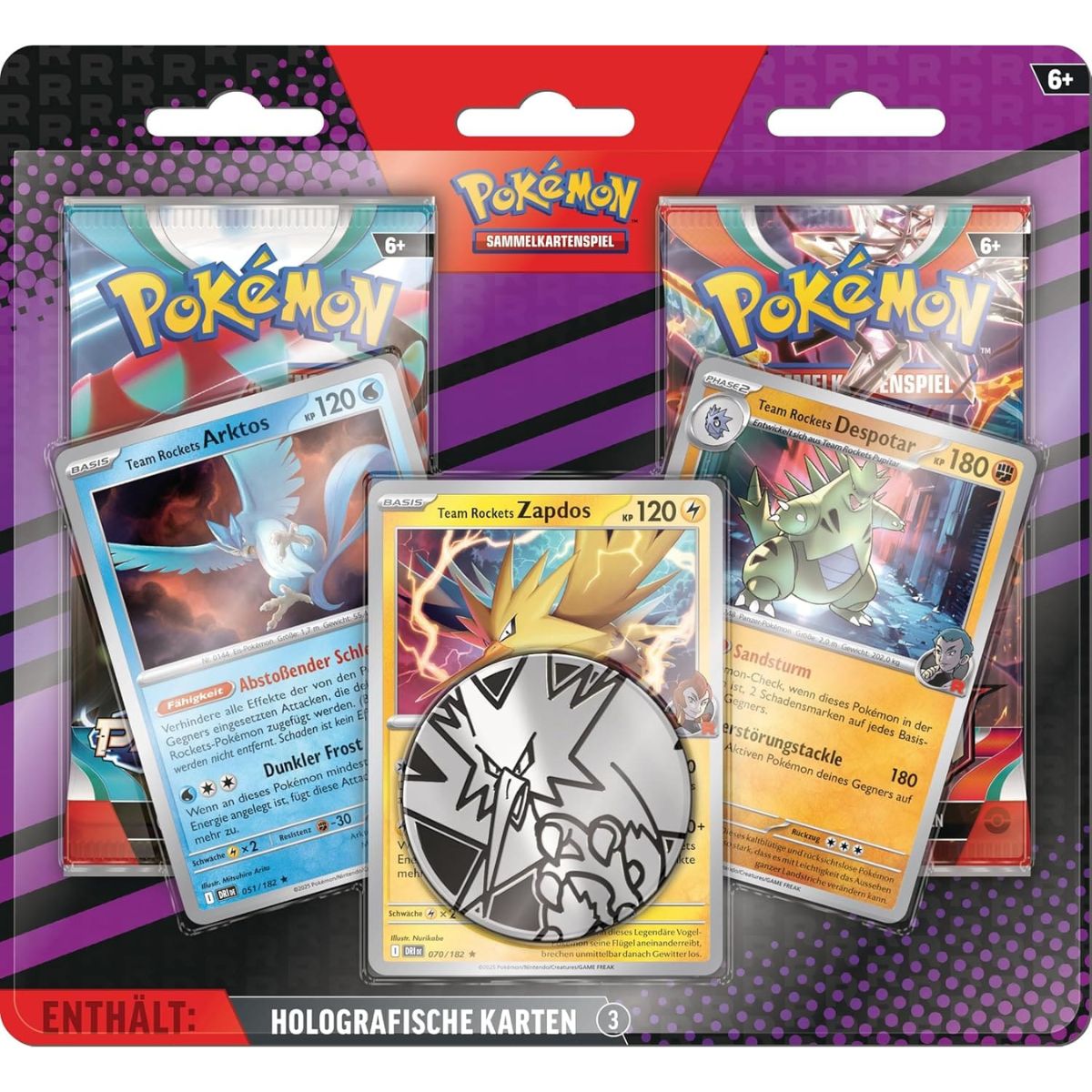 Pokémon Enhanced 2 Pack Blister Zapdos Deutsch