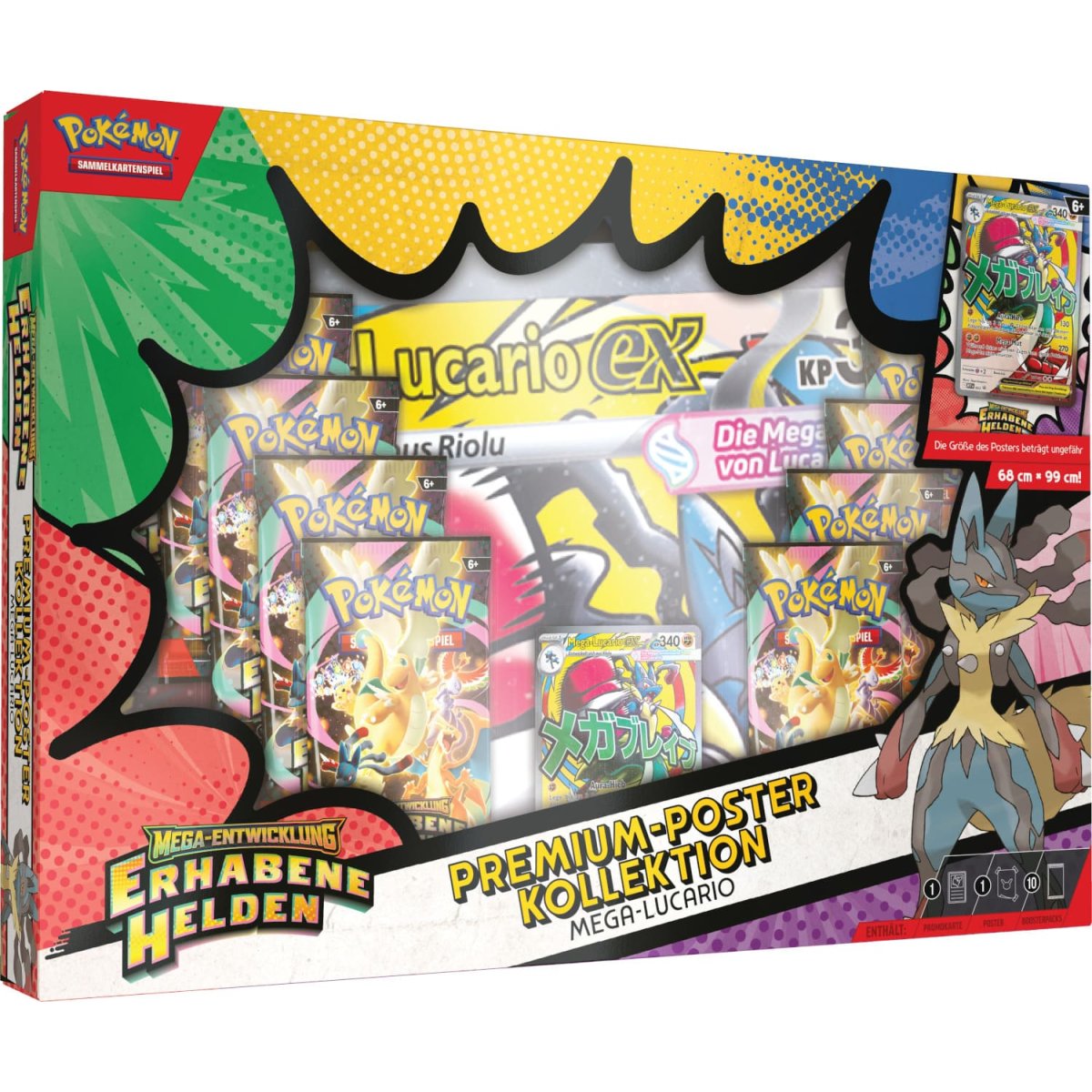 Pokémon Erhabene Helden Mega-Guardevoir-EX Premium Poster Kollektion (deutsch)