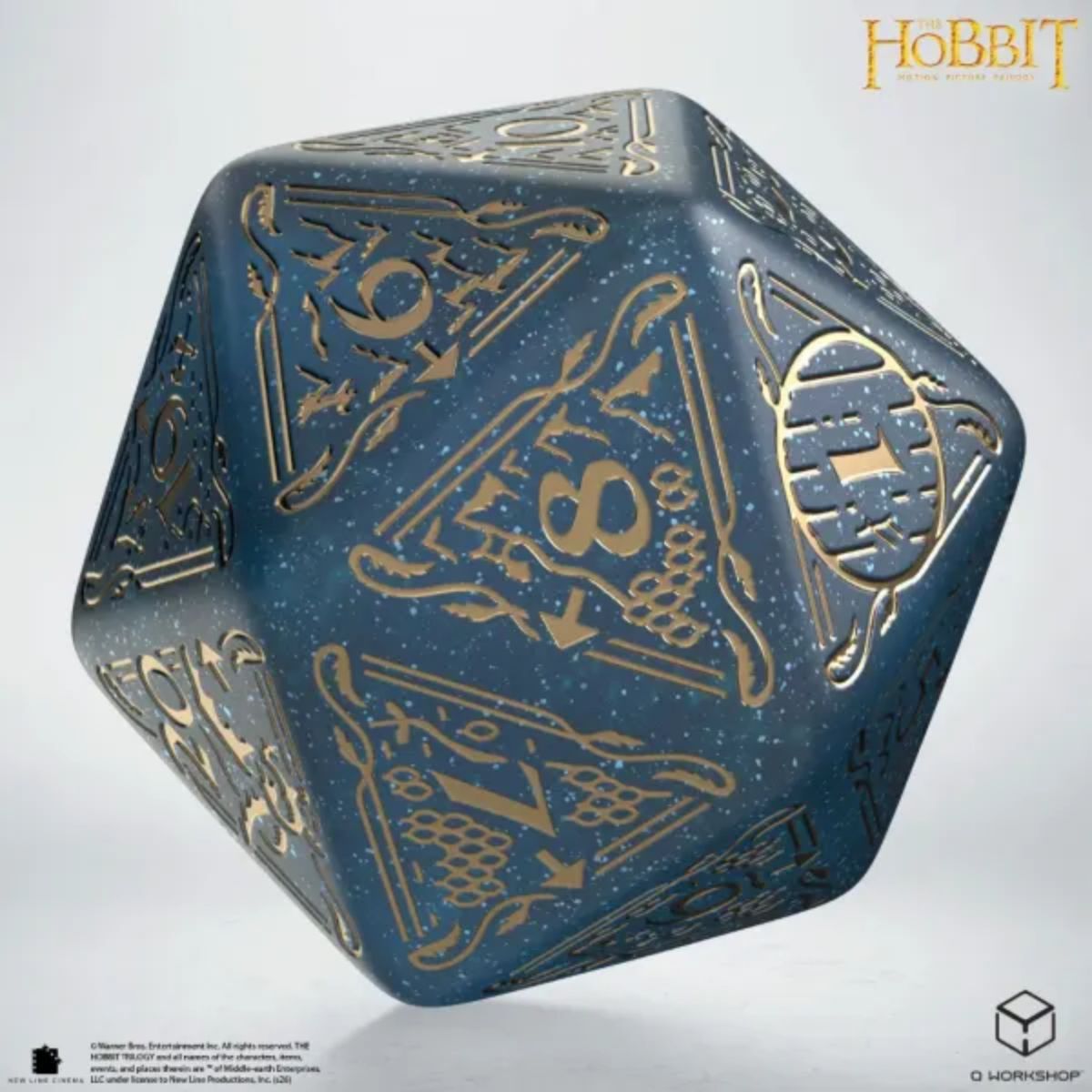 Q-Workshop Aether TCG Jumbo Die The Hobbit Spindown D20