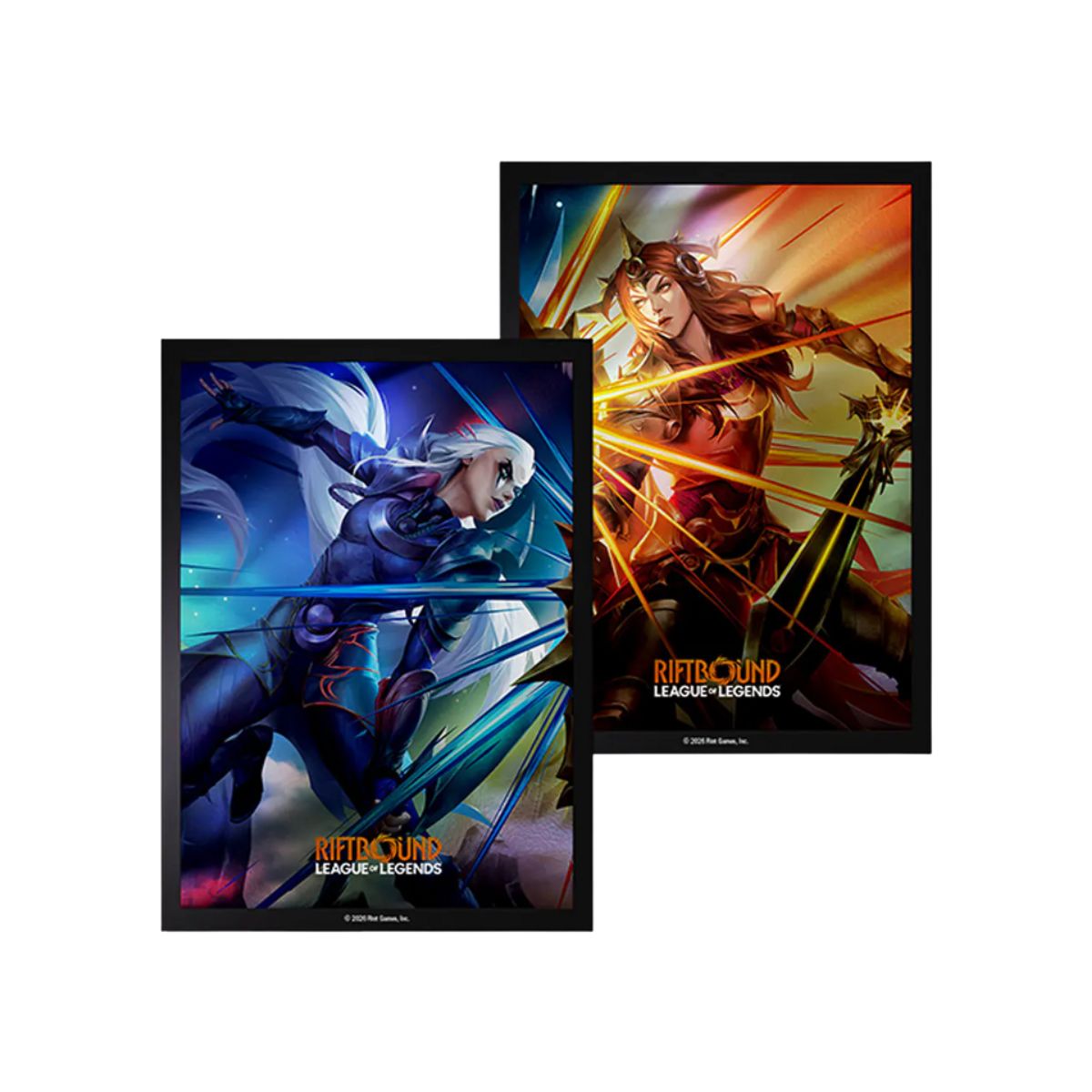 Riftbound Vendetta Art Sleeves Diana vs Leona