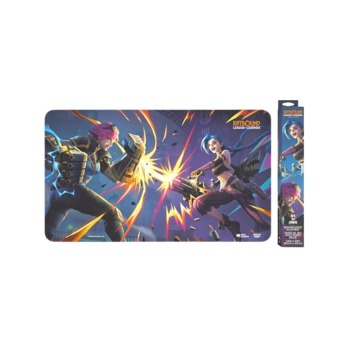 Riftbound Vendetta Playmat Jinx vs Vi