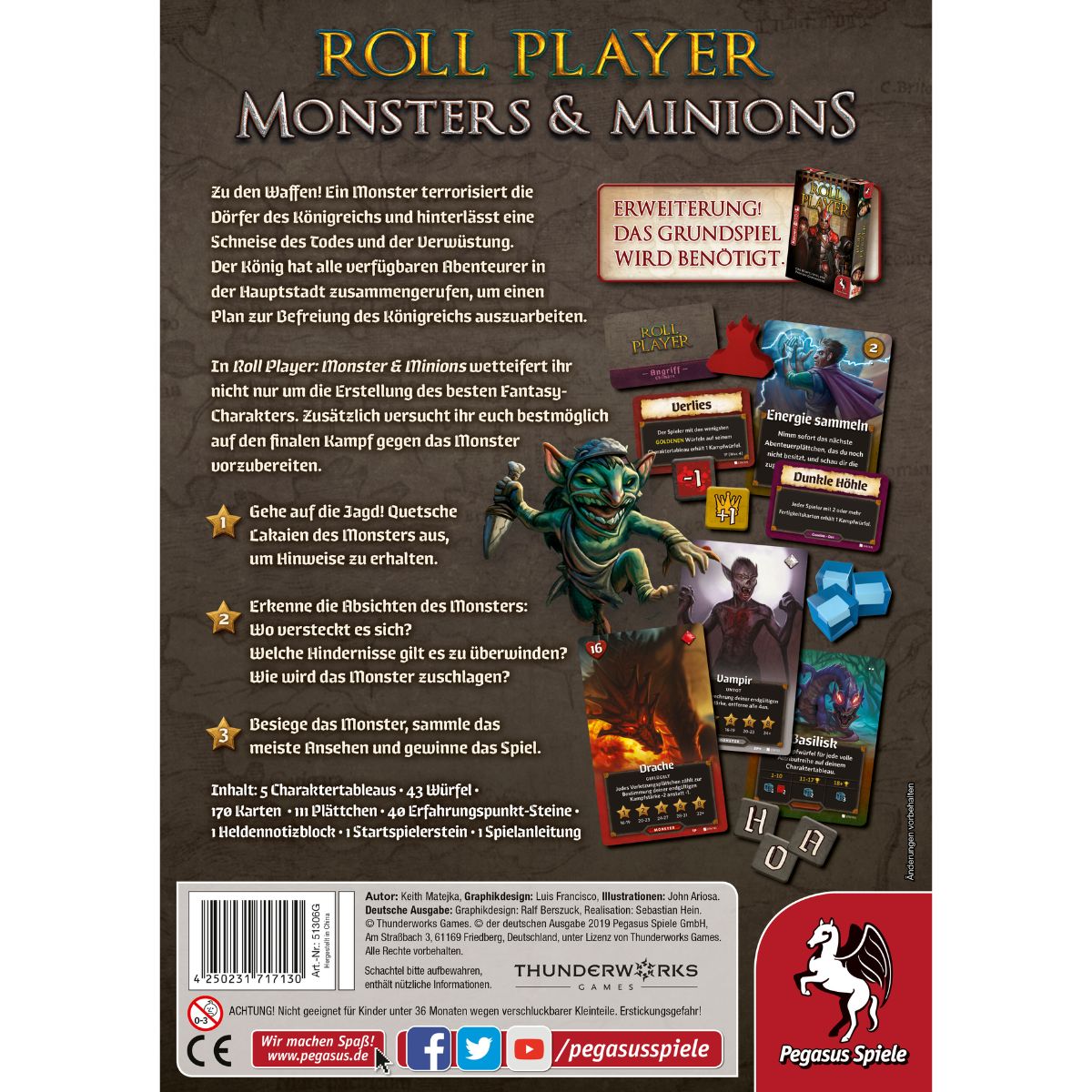 Roll Player: Monsters & Minions [Erweiterung]