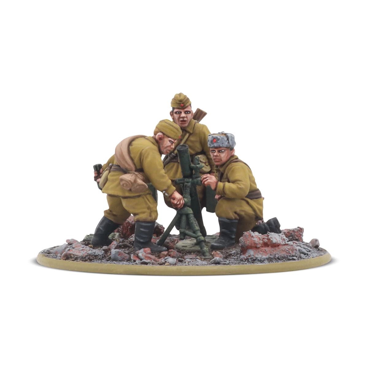Bolt Action Soviet Army Medium Mortar Team