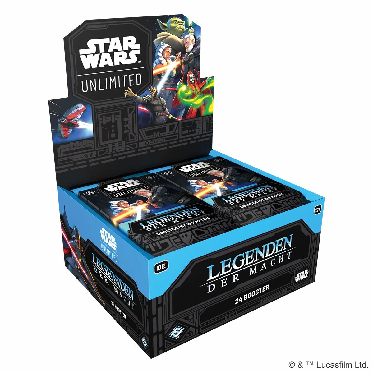 Star Wars: Unlimited Legenden der Macht Display (24 Booster) Deutsch