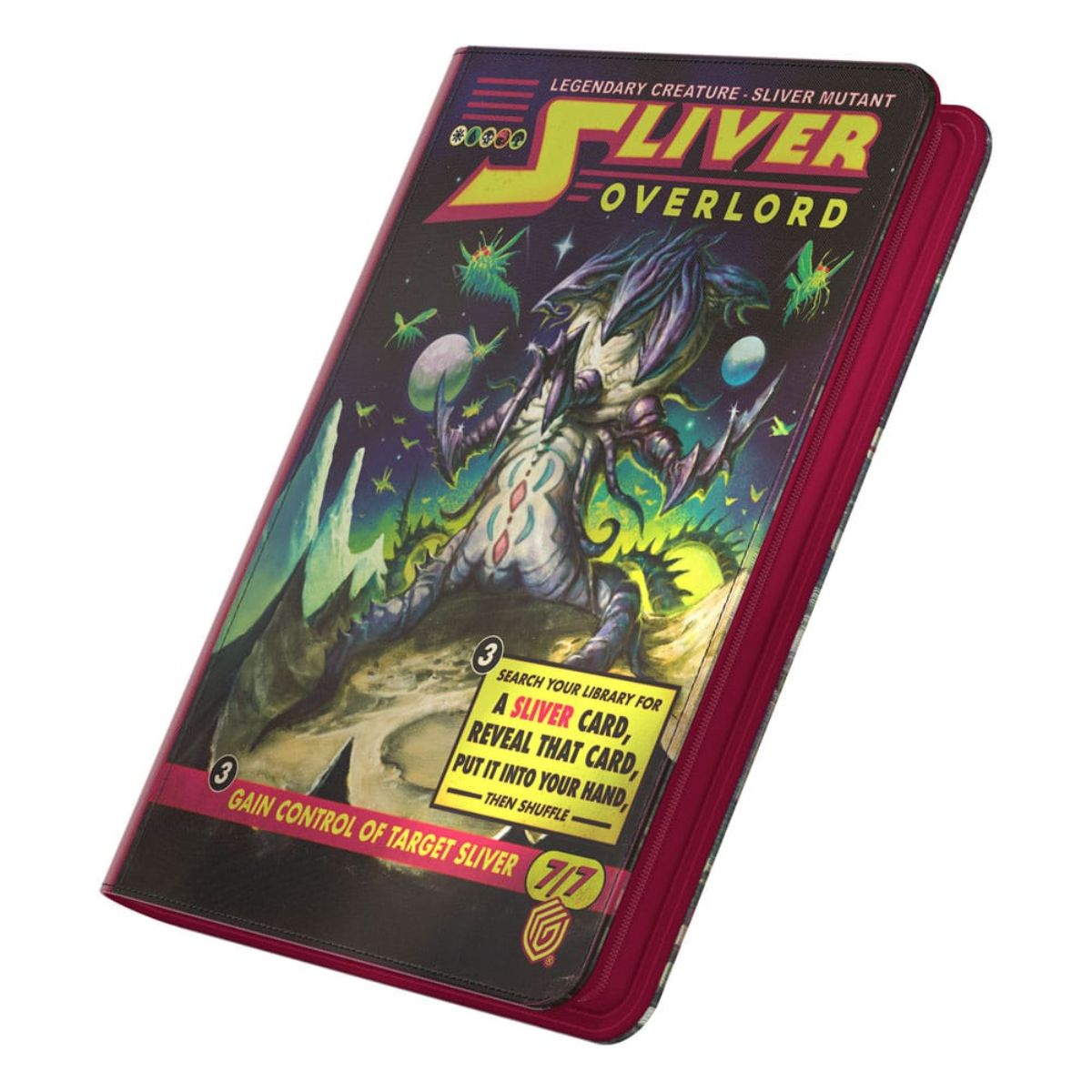 Ultimate Guard Zipfolio 360 Xenoskin Magic: The Gathering "Edge of Eternities" Silver Overlord